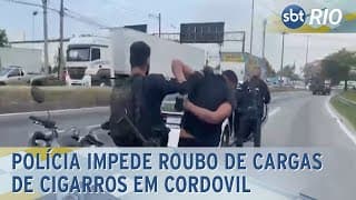 Polícia impede roubo de cargas de cigarros em Cordovil