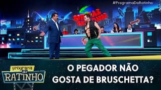 O pegador tinha a Bruschetta, mas preferiu a salsicha