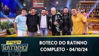 Boteco do Rainho com Bruno, Enzo Rabelo e Matogrosso & Mathias | Programa do Ratinho (04/10/24)