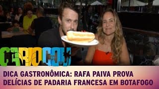 Dica Gastronômica: Rafa Paiva prova delícias de padaria francesa em Botafogo