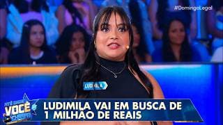 No "Até Onde Você Chega" , Ludmila vive a adrenalina do jogo intensamente | Domingo Legal (01/03/26)