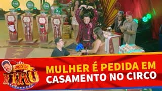 Mulher é pedida em casamento no Circo do Tiru | Circo do Tiru (14/12/24)