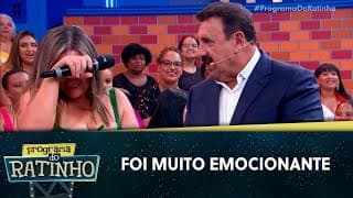 Ratinho fez uma mulher da plateia chorar com presente surpreendente | Programa Do Ratinho 12/02/25