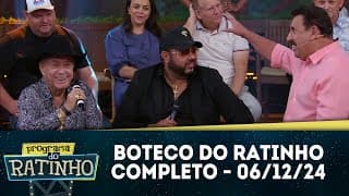 Boteco com Naiara Azevedo, Milionário e Moysés Rico e Rodrigo C. | Programa do Ratinho (06/12/24)