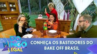 Ana Maria Brisa apresenta bolo inusitado para jurados do Bake Off Brasil | Domingo Legal (04/08/24)