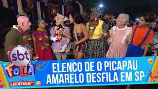 Elenco de "O Picapau Amarelo" desfila em SP | SBT Folia