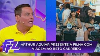 Arthur Aguiar faz festa de aniversário em parque de diversões para Sophia | Fofocalizando (28/10/24)