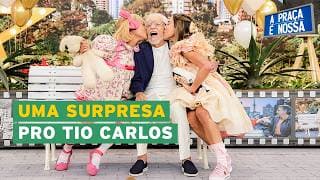 A Nina levou a melhor amiga dela pra conhecer o tio Carlos | A Praça é Nossa