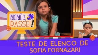 Sofia Fornazari reage ao seu teste para a novela "A Caverna Encantada " | Mamãe, Passei!