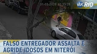 Falso entregador assalta e agride idosos em Niterói