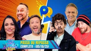 TIME RATINHO X A PRAÇA É NOSSA no Passa ou Repassa | Domingo Legal (05/10/25)