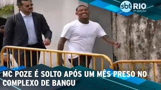 MC Poze é solto após um mês preso no Complexo de Bangu