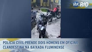 Polícia Civil prende dois homens em oficina clandestina na Baixada Fluminense