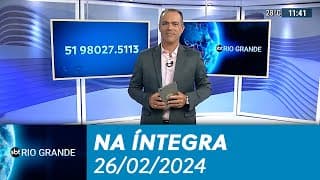 SBT Rio Grande - 26/02/2024 - programa completo