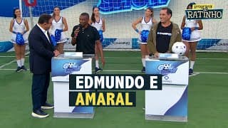 Edmundo e Amaral se enfrentam no Gol Show | Programa Do Ratinho (08/04/25)
