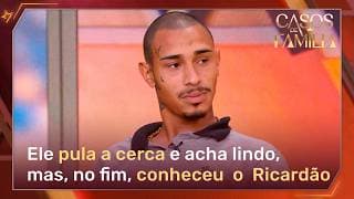 Ele diz que trai, mas dá chilique quando descobre que o mundo não é dos espertos | Casos de Família