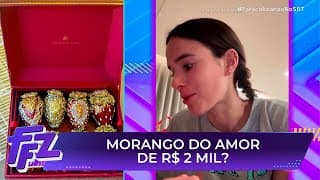 Bruna Marquezine experimenta morango do amor de R$ 2 mil | Fofocalizando 04/08/25