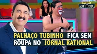 Palhaço Tubinho fica "pelado" no palco do Jornal Rational | Programa do Ratinho (24/04/25)