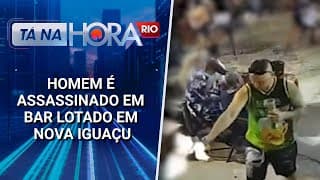 Homem é assassinado em bar lotado em Nova Iguaçu