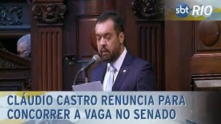 Cláudio Castro renuncia para concorrer a vaga no Senado