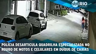 Polícia desarticula quadrilha especializada no roubo de motos e celulares em Duque de Caxias
