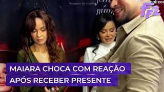 Maiara tem reação inusitada ao receber presente e é criticada | Fofocalizando 22/04/26