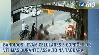 Bandidos levam celulares e cordões de vítimas durante assalto na Taquara