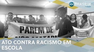 Adolescente conta que foi vítima de racismo em uma partida de futsal na escola | SBT Brasília 1ª ed