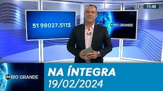 SBT Rio Grande - 19/02/2024 - programa completo