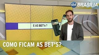 A partir de agora, apenas "Bets" que pediram autorização poderão funcionar no Brasil | SBT Brasíilia