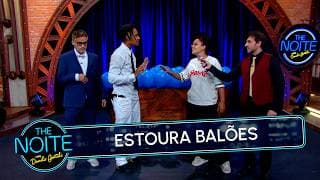 Recorde da Audiência: Estourar balões entre duas pessoas | The Noite (02/04/26)
