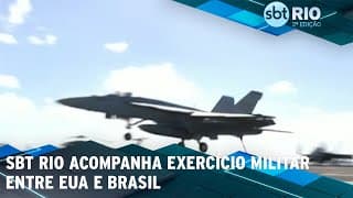 SBT Rio acompanha exercício militar entre EUA e Brasil