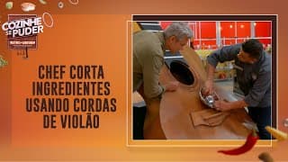 Sabotado, chef é obrigado a cortar ingredientes com cordas de violão | Cozinhe se Puder (18/06/22)