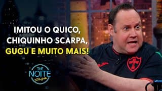 Em compilado de imitações, Robson Bailarino vira o Gugu Liberato | The Noite (21/11/24)