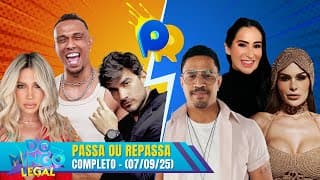 TIME DANI SOUZA vs TIME FABÍOLA GADELHA no Passa ou Repassa | Domingo Legal (07/09/25)
