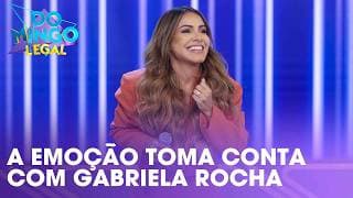 Gabriela Rocha emociona ao cantar "Lugar Secreto" no Domingo Legal