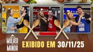 Gui Napolitano e a dupla Guilherme & Benuto encaram o comando das esposas | Domingo Legal (30/11/25)