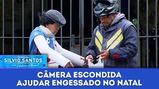 Ajudar Engessado no Natal | Câmeras Escondidas (24/12/24)