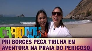 Pri Borges pega trilha em aventura na praia do Perigoso