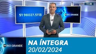 SBT Rio Grande - 20/02/2024 - programa completo