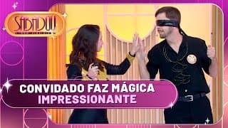 Biscoiteiro chocou plateia com mágica | Sabadou com Virginia (23/11/24)