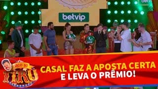 Casal faz a aposta certa e leva prêmio! | Circo do Tiru (08/06/24)