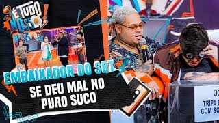 Embaixador do SBT passou apuro no Puro Suco | É Tudo Nosso 06/12/24