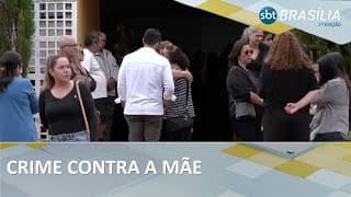Amigos e familiares se despedem de Maria Elenice, vítima de feminicídio | SBT Brasília 1ª Edição
