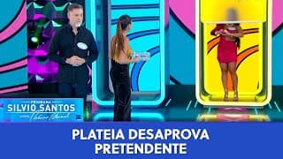 Plateia desaprova pretendente do Namoro na TV | Programa Silvio Santos (28/07/24)