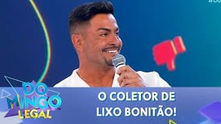 Conheça o coletor de lixo que soma mais de 700 milhões de views nas redes | Domingo Legal (14/09/25)