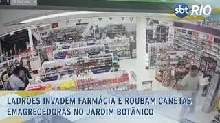 Ladrões invadem farmácia e roubam canetas emagrecedoras no Jardim Botânico