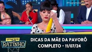 Milene Pavorô dá dica para moer pimenta | Programa do Ratinho (11/07/24)