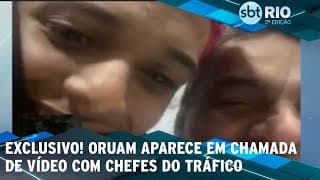 EXCLUSIVO! Oruam aparece em chamada de vídeo com chefes do tráfico