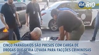 Cinco Paraguaios são presos com carga de drogas que seria levada para facções criminosas